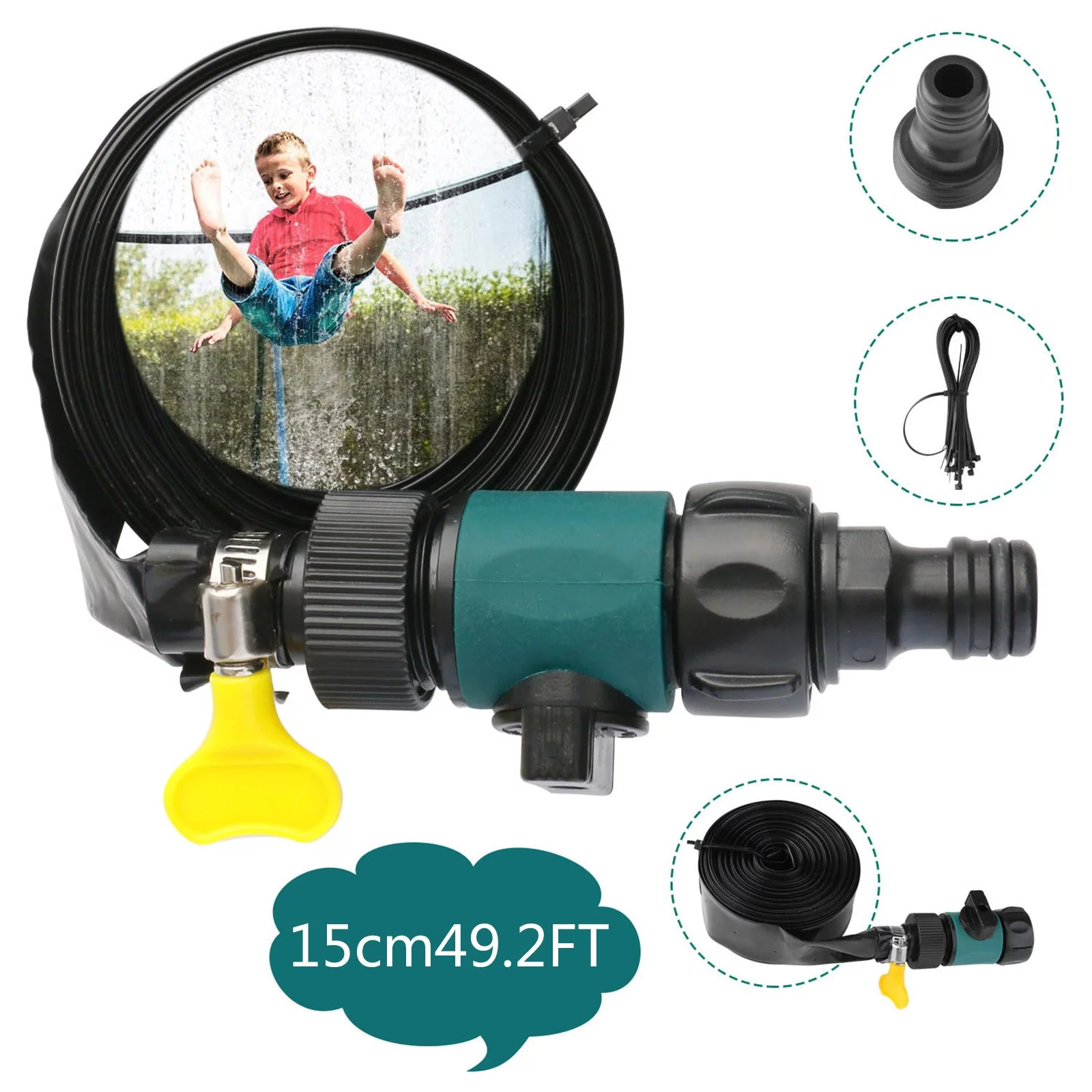 YHAIOGS Trampoline Sprinkler Garden Trampoline Sprinkler Children's Sprinklers Water Tools & Home Improvement 10m&15m