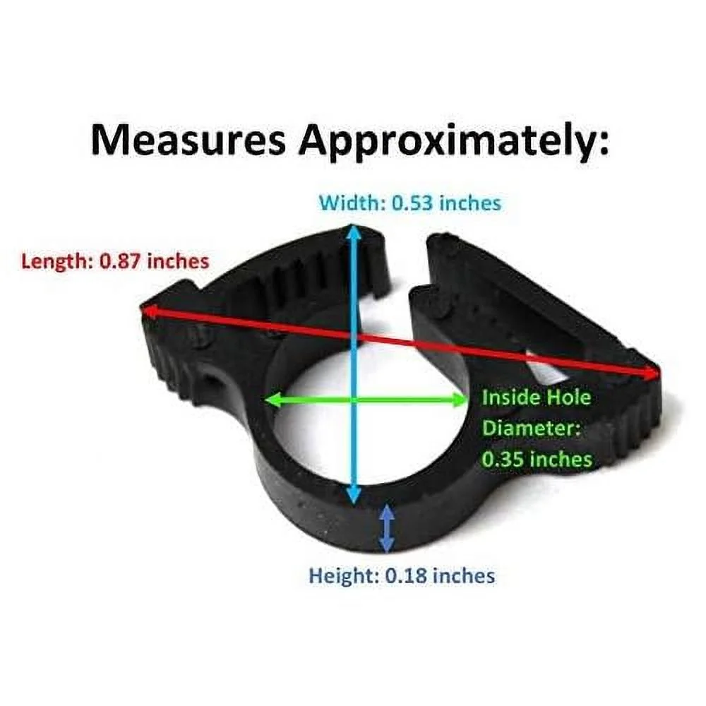 Inch High Pressure Drip Irrigation Tubing Clamps (25)