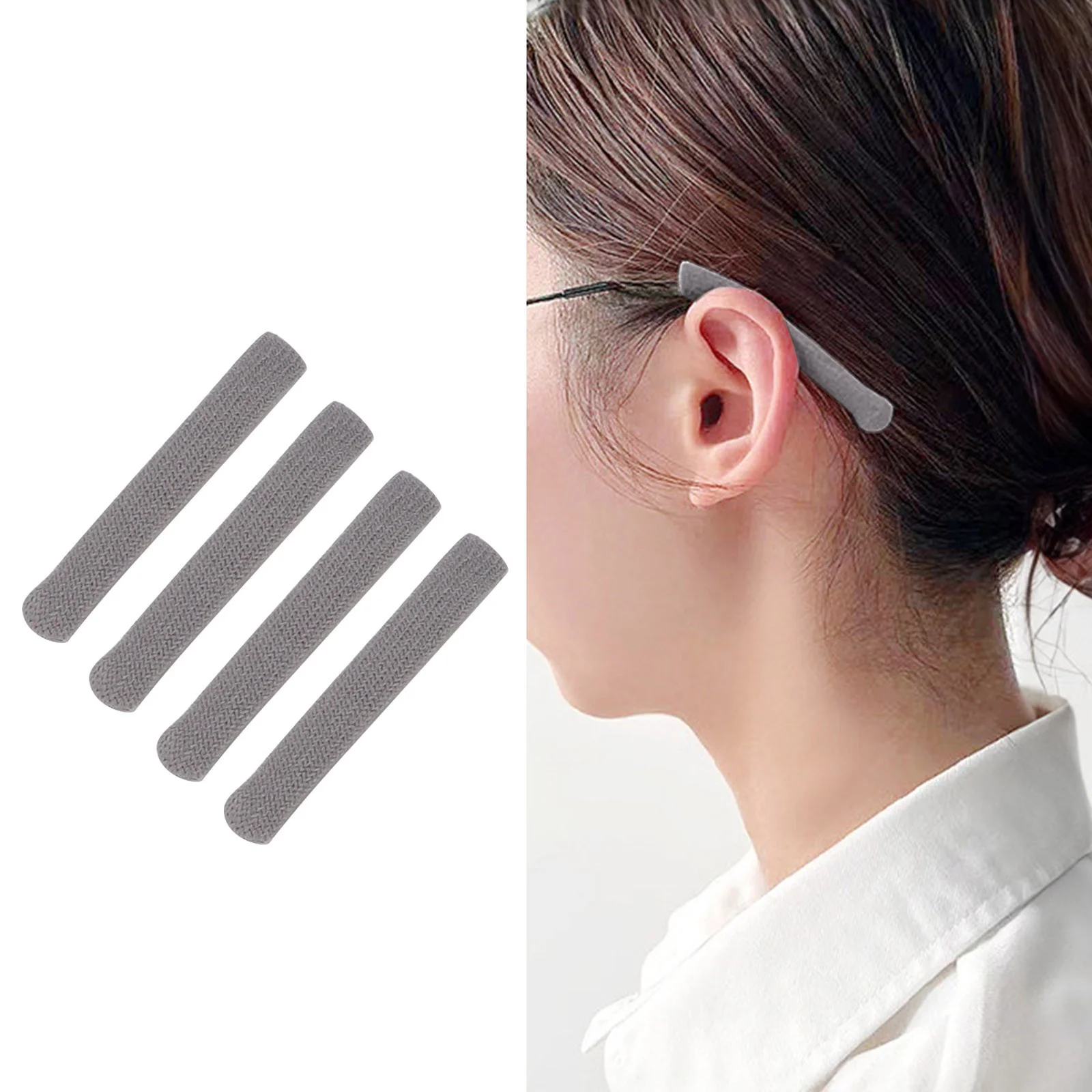 iju7gthy 4th of july indoor The Knitted Glasses Foot Cover Is Proof and Proof and The Glasses Accessories Frame Round Hole Glasses Leg Cover