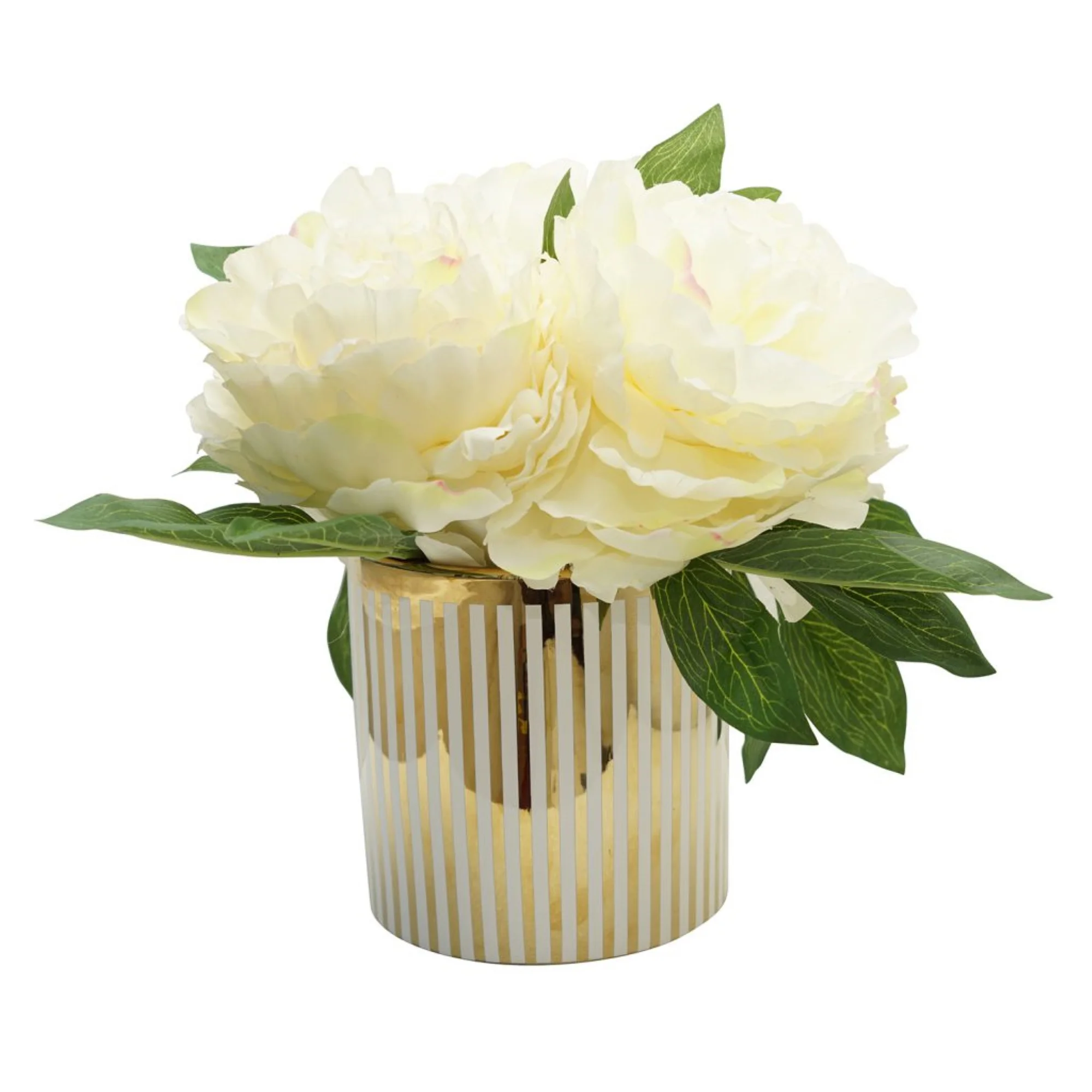 CC Home Furnishings Potted Artificial Peonies Arrangement - 12