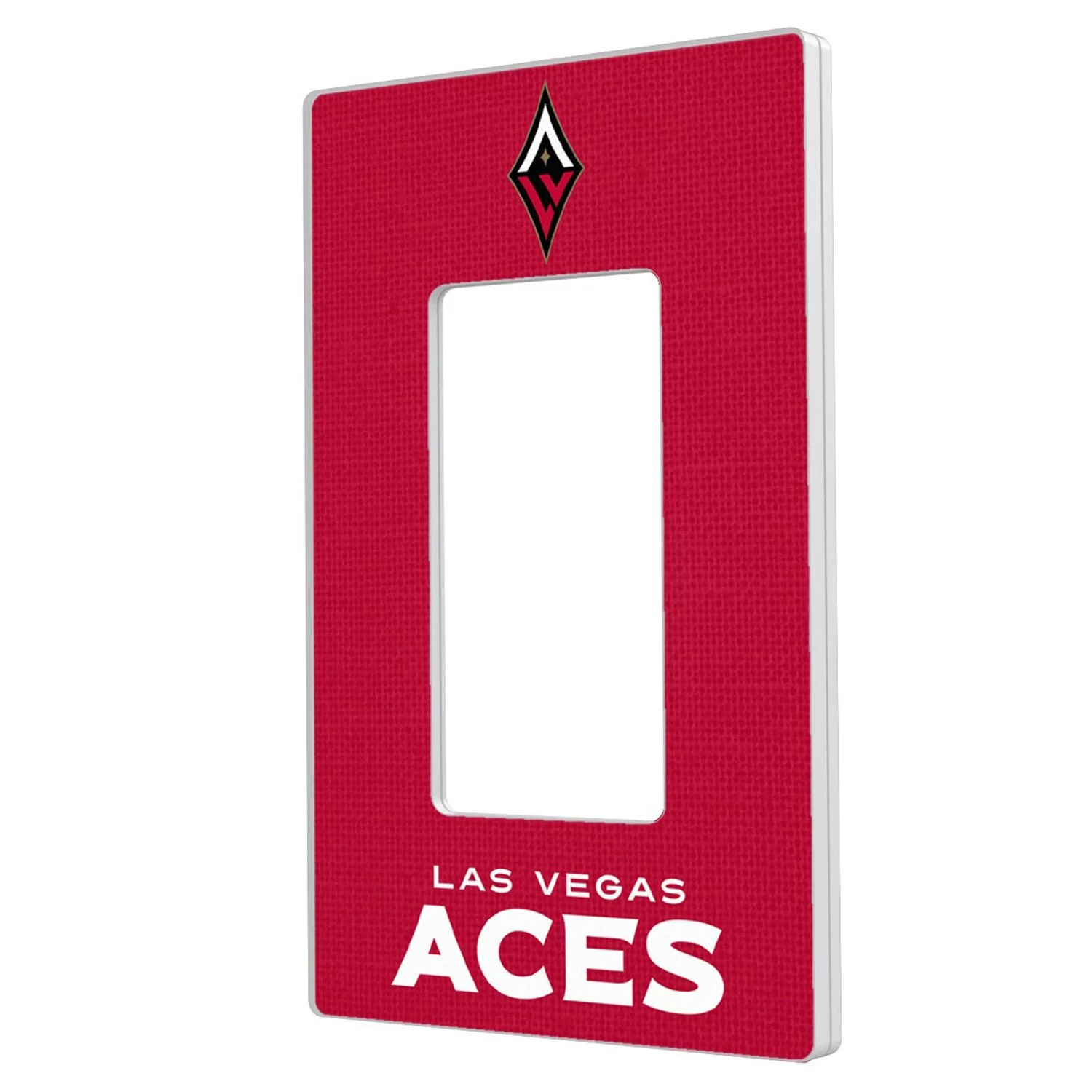 Las Vegas Aces Solid Design Single Rocker Light Switch Plate