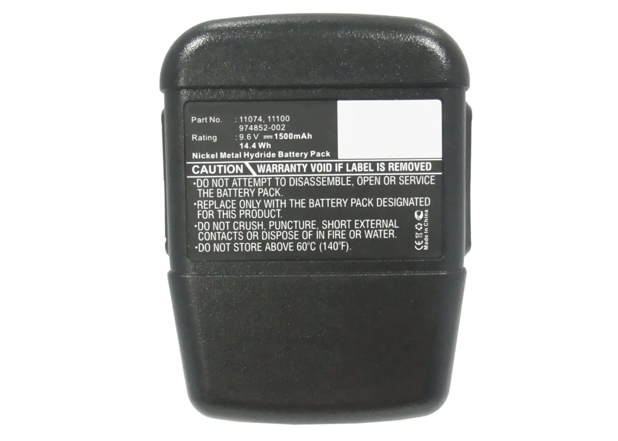 Batteries N Accessories BNA-WB-H7448 Power Tools Battery - Ni-MH, 9.6, 1500mAh, Ultra High Capacity Battery - Replacement for Craftsman 11074, 11100, 974852-002 Battery