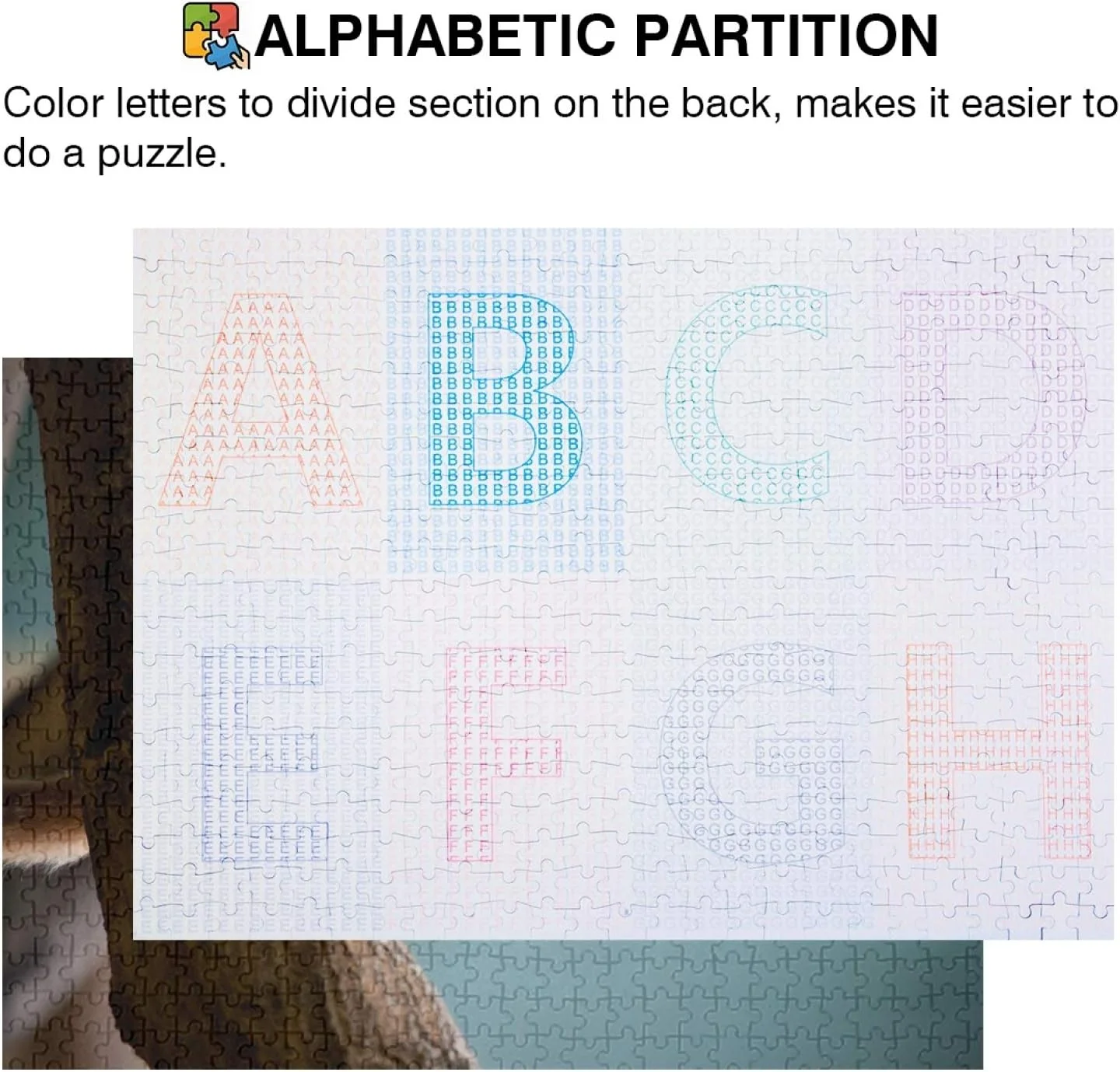 FREEAMG Cute Little Monkey Baby Animal Jigsaw Puzzles for Adults 500 Pieces Puzzle Buffalo Games