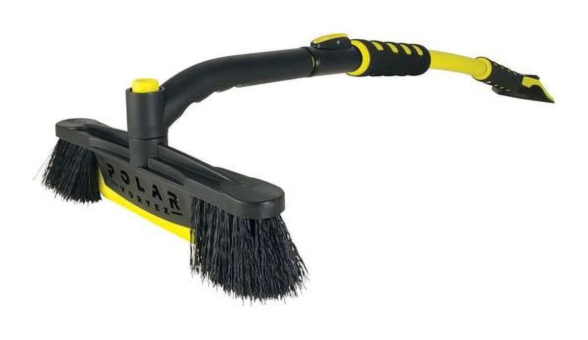 1 PC Hopkins Polar Vortex Black Extendable Ice Scraper/Snow Broom 48 in.