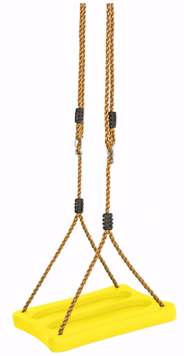 Machrus Swingan One Of A Kind Standing Swing Tree Swing With Adjustable Ropes - Fully Assembled - Yellow