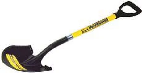 Seymour 40 Series Round Point Shovel Professional Grade With 28 In. Fiberglass Handle And Perma Grip