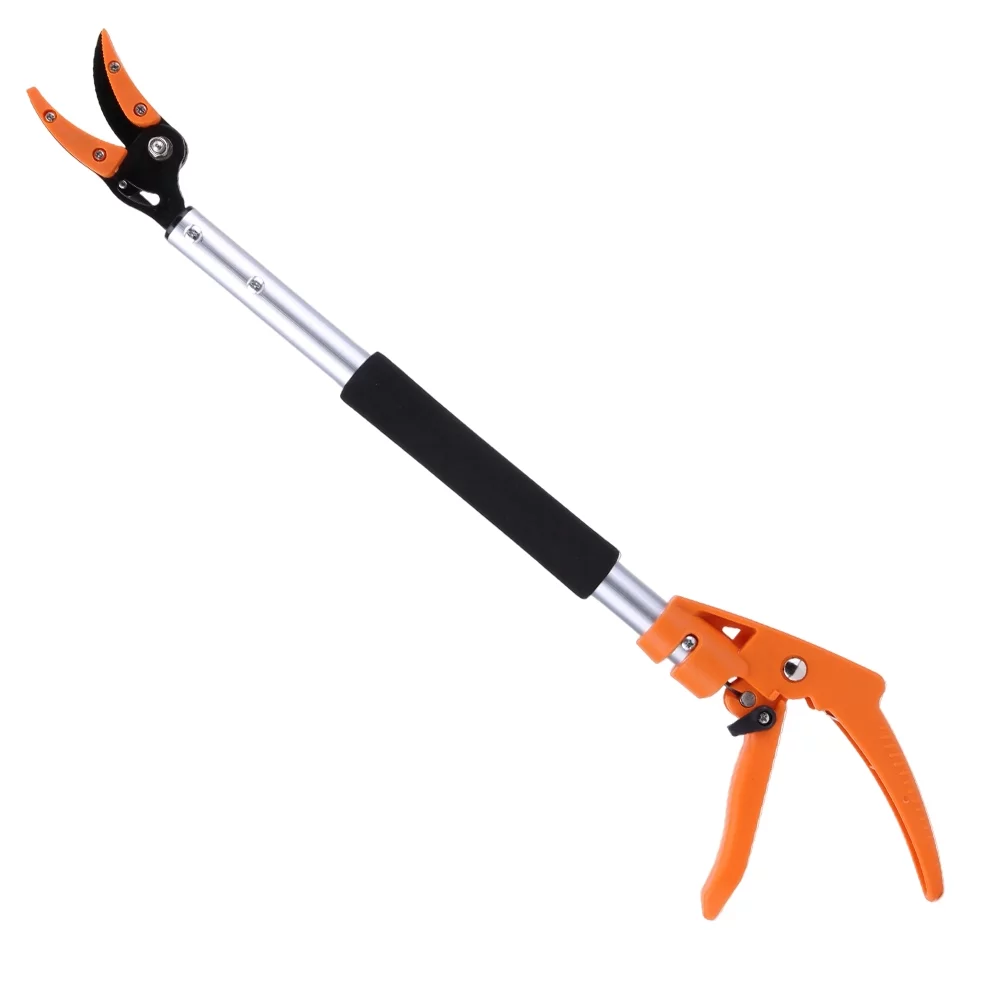 SunyaMood Fruit Pi er Shear Gardening Tree Pruning Gripper Long Pole Cutter Catcher