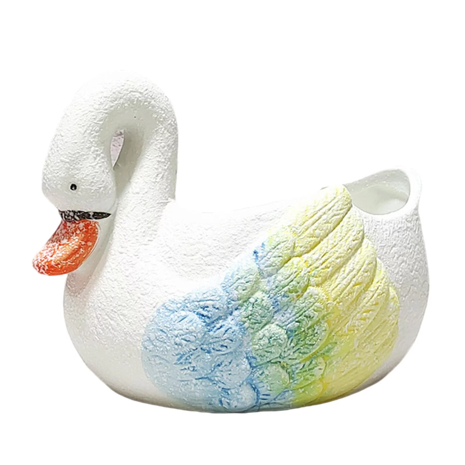 Little Swan Succulent Pot Creative Cartoon Animal for Desktop Home Balcony Garden Decoration -