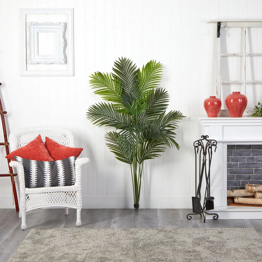 Nearly Natural T2101 5 ft. Artificial Paradise Palm Tree, Green - No Pot