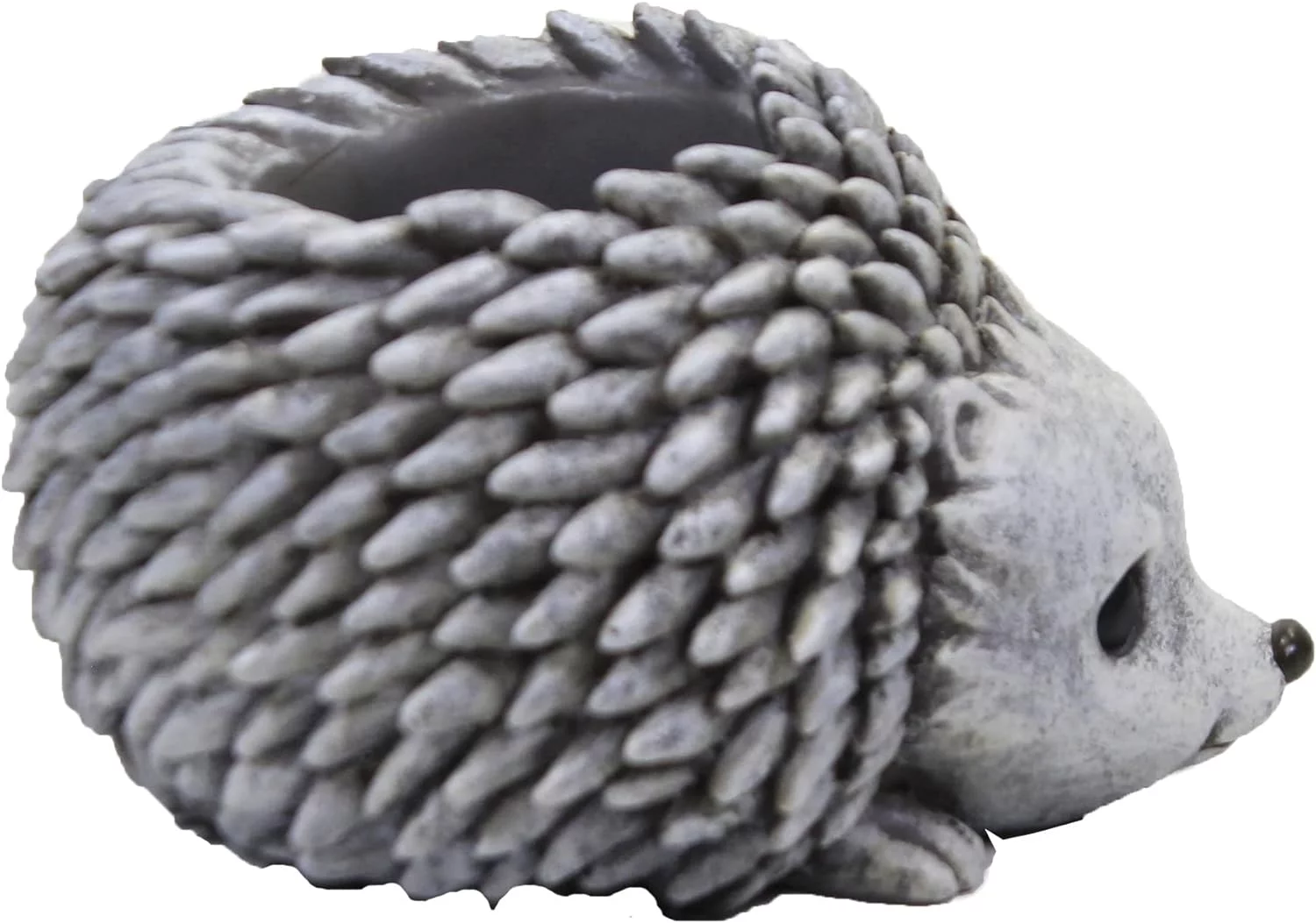 12510 Mini Hedgehog Pudgy Planter, 3-Inches Height, Resin And Stone Mix