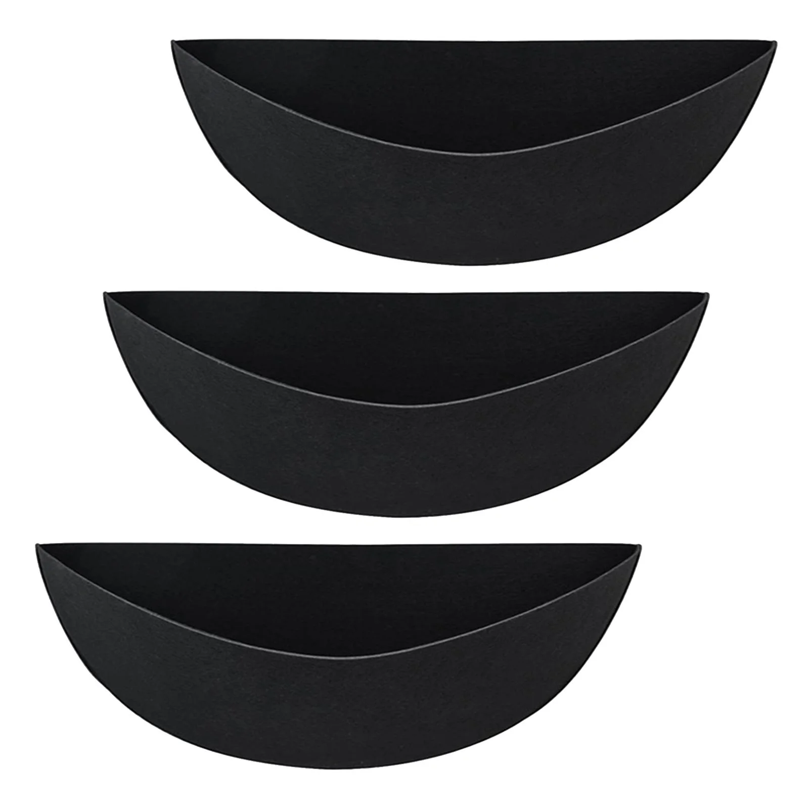 Gazechimp 3 Pieces Fabric Planter Basket Liner Foldable and Breathable Flower Basket Liner 16in