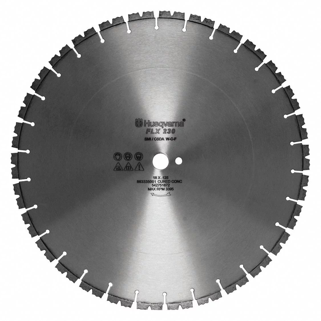 Husqvarna Diamond Saw Blade,Blade Dia. 18 in. FLX 230 18
