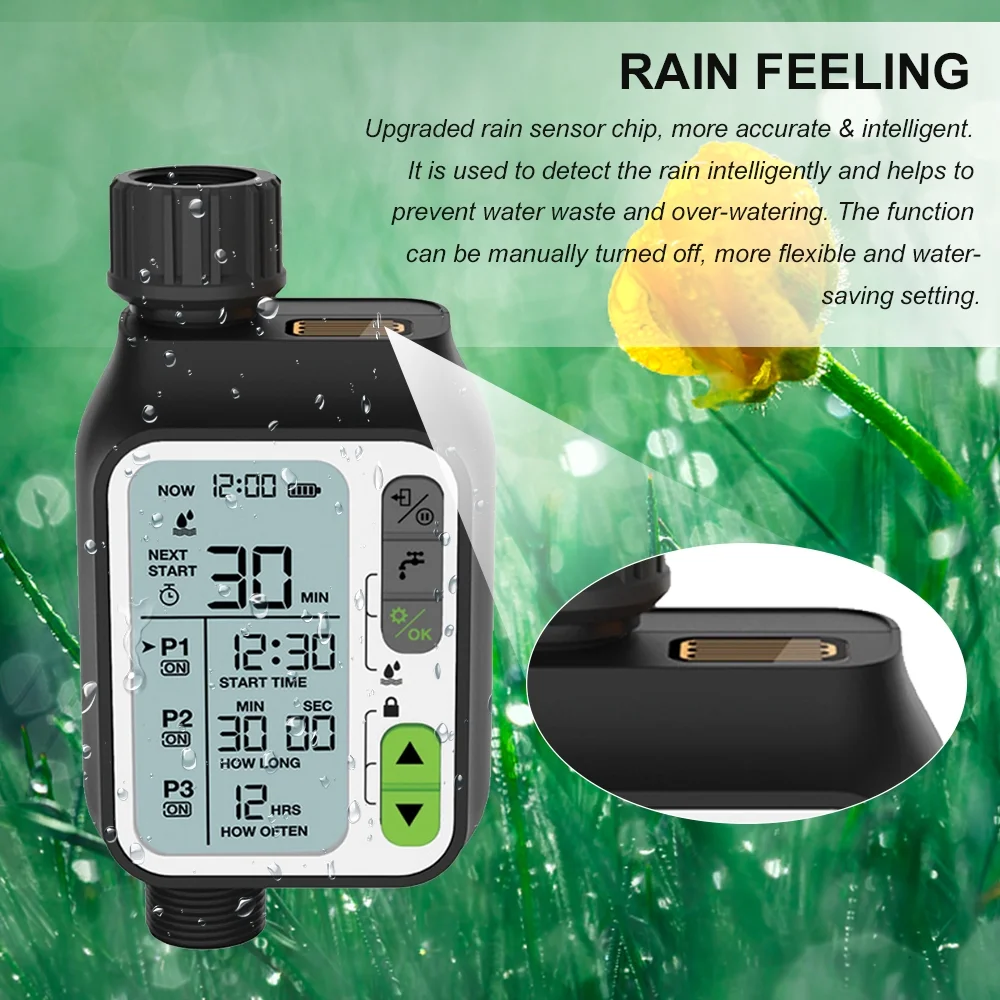 Irrigation , With Lcd Screen Sprinkler 3 Weak 3 Weak Rain Screen Waterproof Sprinkler Jinmie Rookin Buzhi