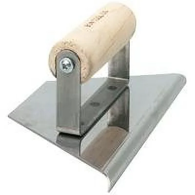 Bon 12-831 8-Inch to 3-Inch by 4-Inch Tapered Edger, 3/8-Inch Radius, 1/2-Inch Lip with Wood Handle,