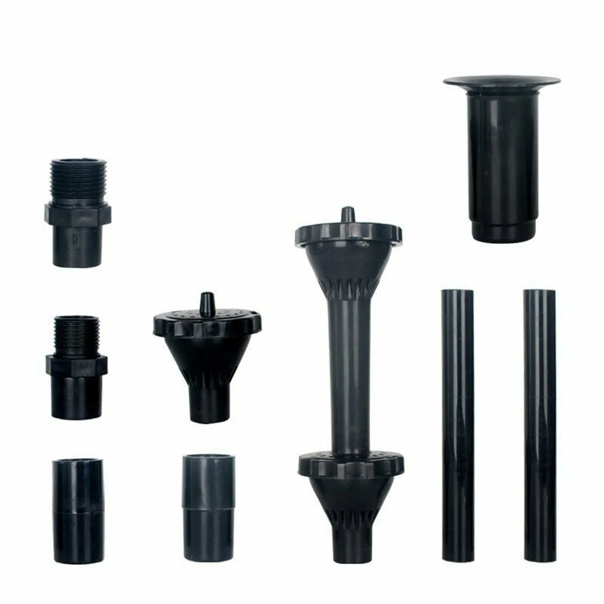 Practical Garden Plastic Pond Submersible Fountain Pump Nozzle Set Pump Nozzle Heads Water Spray Heads L