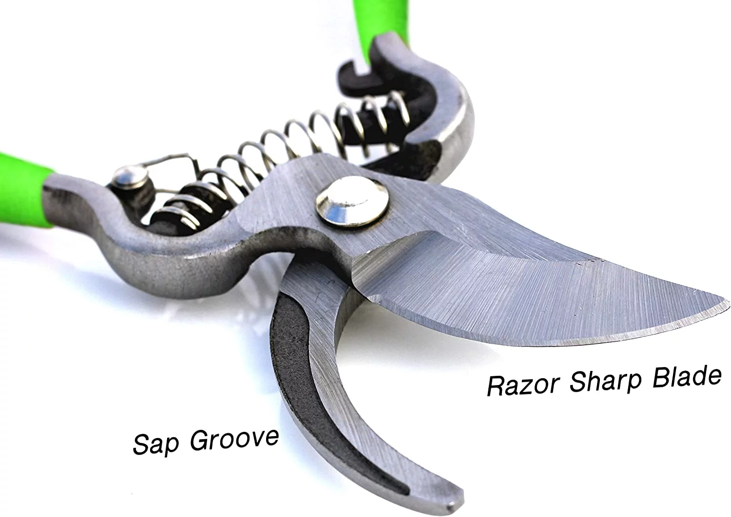 Garden Guru Indestructible All Steel Garden Clippers, Professional Bypass Hand Pruner, Comfort Grip Handle Pruning Shears (2 Pack)