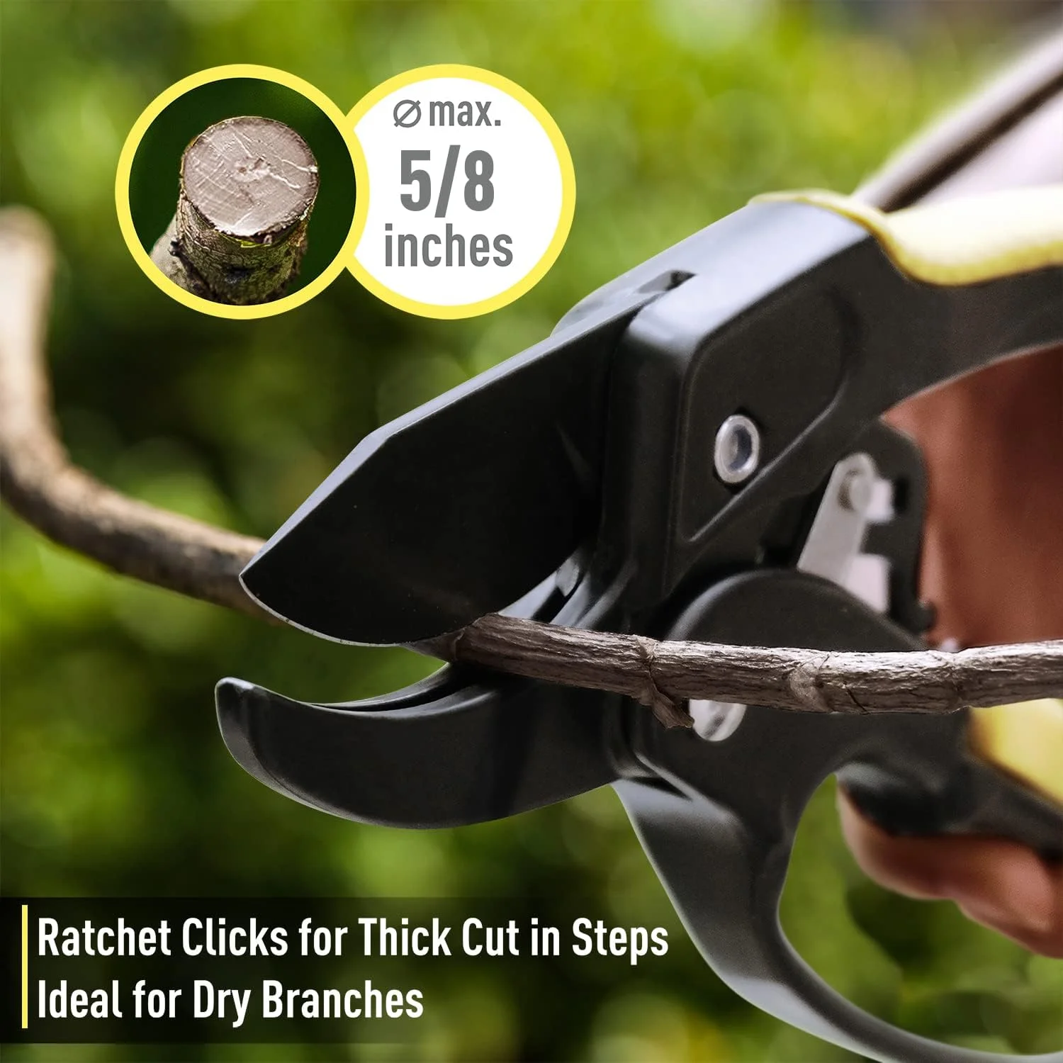 Pruning Shears for Gardening Heavy Duty   Garden Clippers Handheld  Hand Pruners for Gardening Less Effort