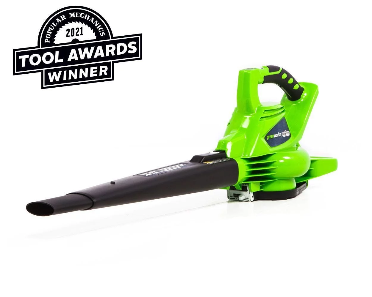 Greenworks 40V 340 CFM Cordless Brushless Leaf Blower/ Vacuum, Battery Not Included, 24312