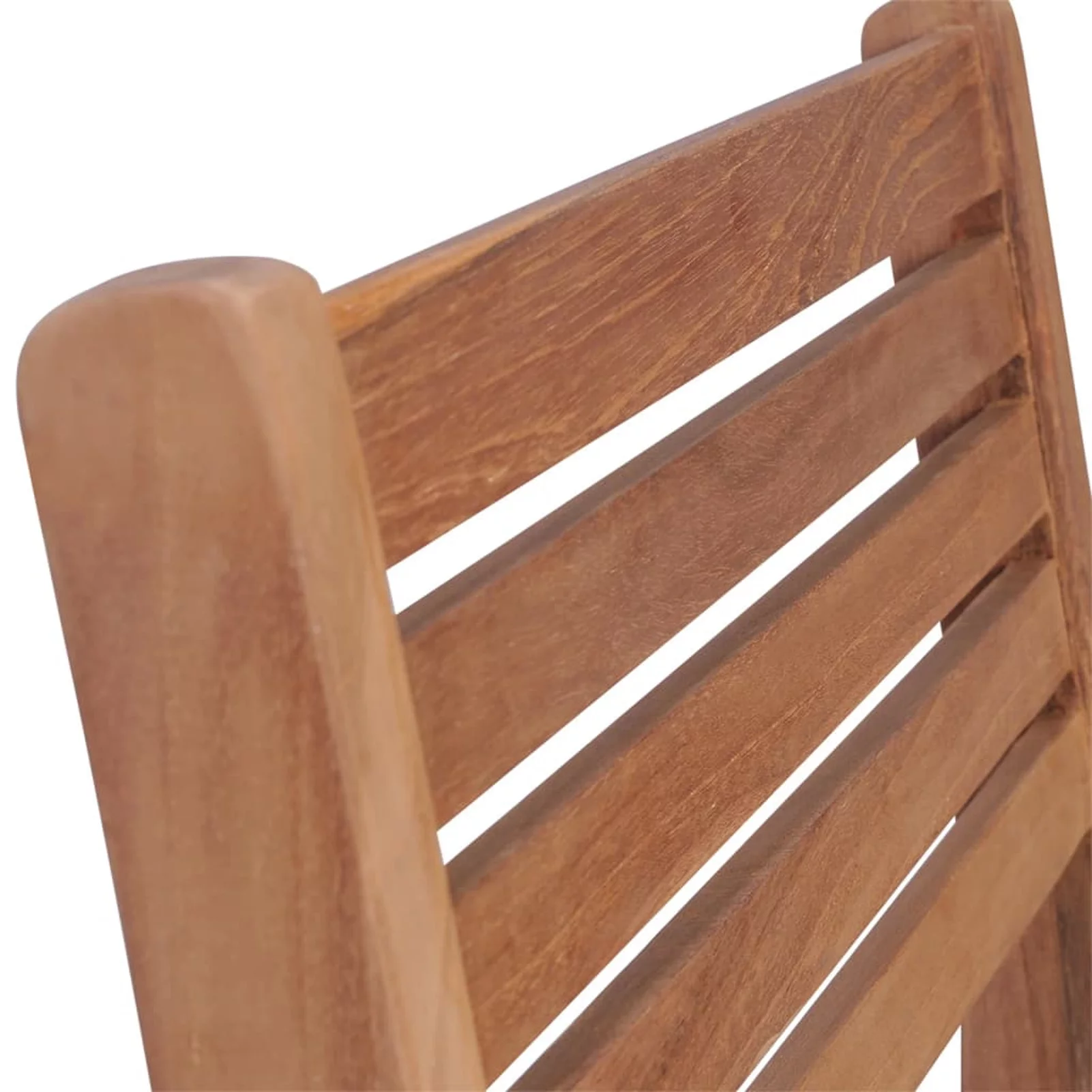 Dcenta Stackable Patio Chairs 8 pcs Solid Teak Wood