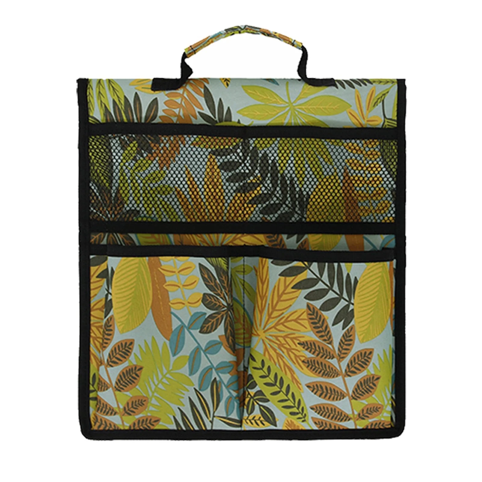 Portable Gardening Tool Bag for Garden Kneeler Oxford Garden Storage Organizer for Kneeling Chair and Garden Stool, Yellow