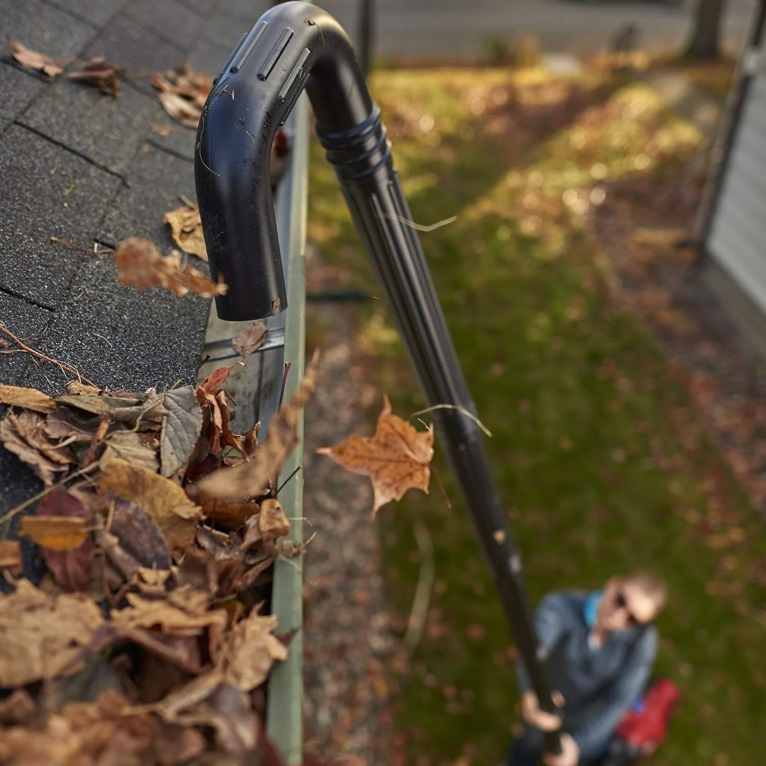 The Company Universal Gutter Cleaning Kit with 11 ft. Reach for Handheld Leaf Blowers Includes Shoulder Strap