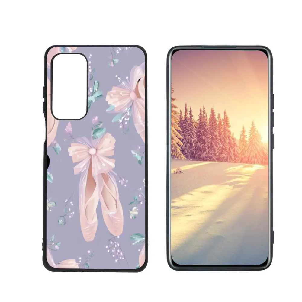 Compatible with Motorola MOTO Edge 5G UW Phone Case, Ballet-Ballerina Case Men Women, Flexible Silicone Shockproof Case for Motorola MOTO Edge 5G UW