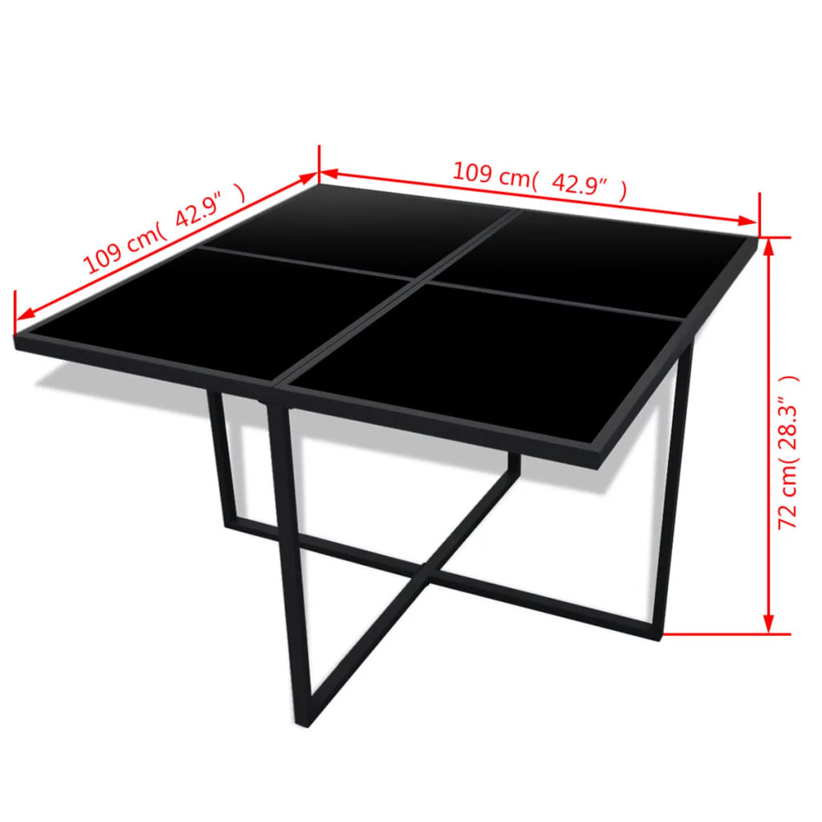 Suzicca 9 Piece Patio Dining Set with Cushions Poly Rattan Black