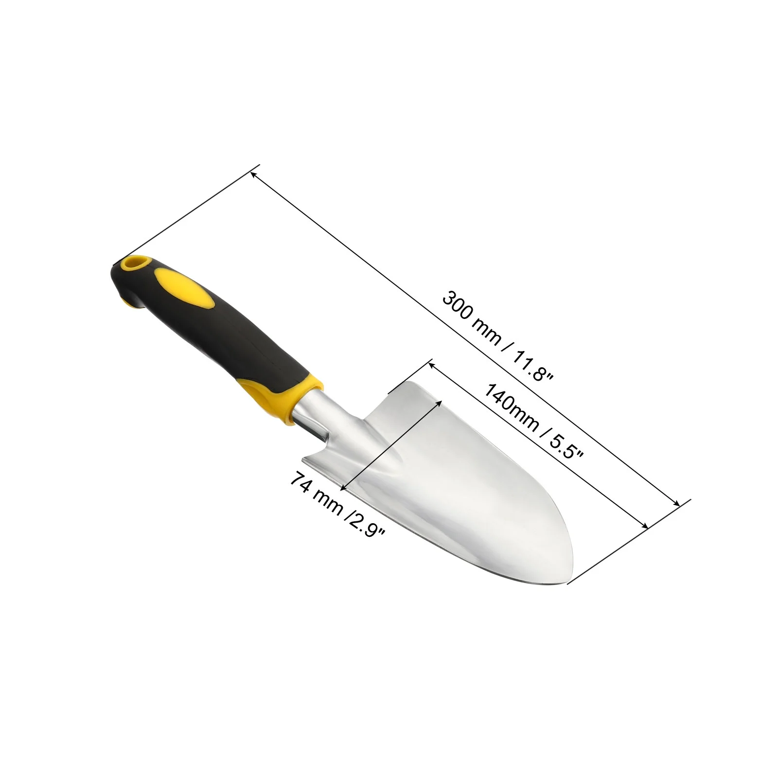 Uxcell Garden Trowel Gardening Hand Shovel Garden Hand Tools Aluminum Alloy Flower Beds Transplant Tool