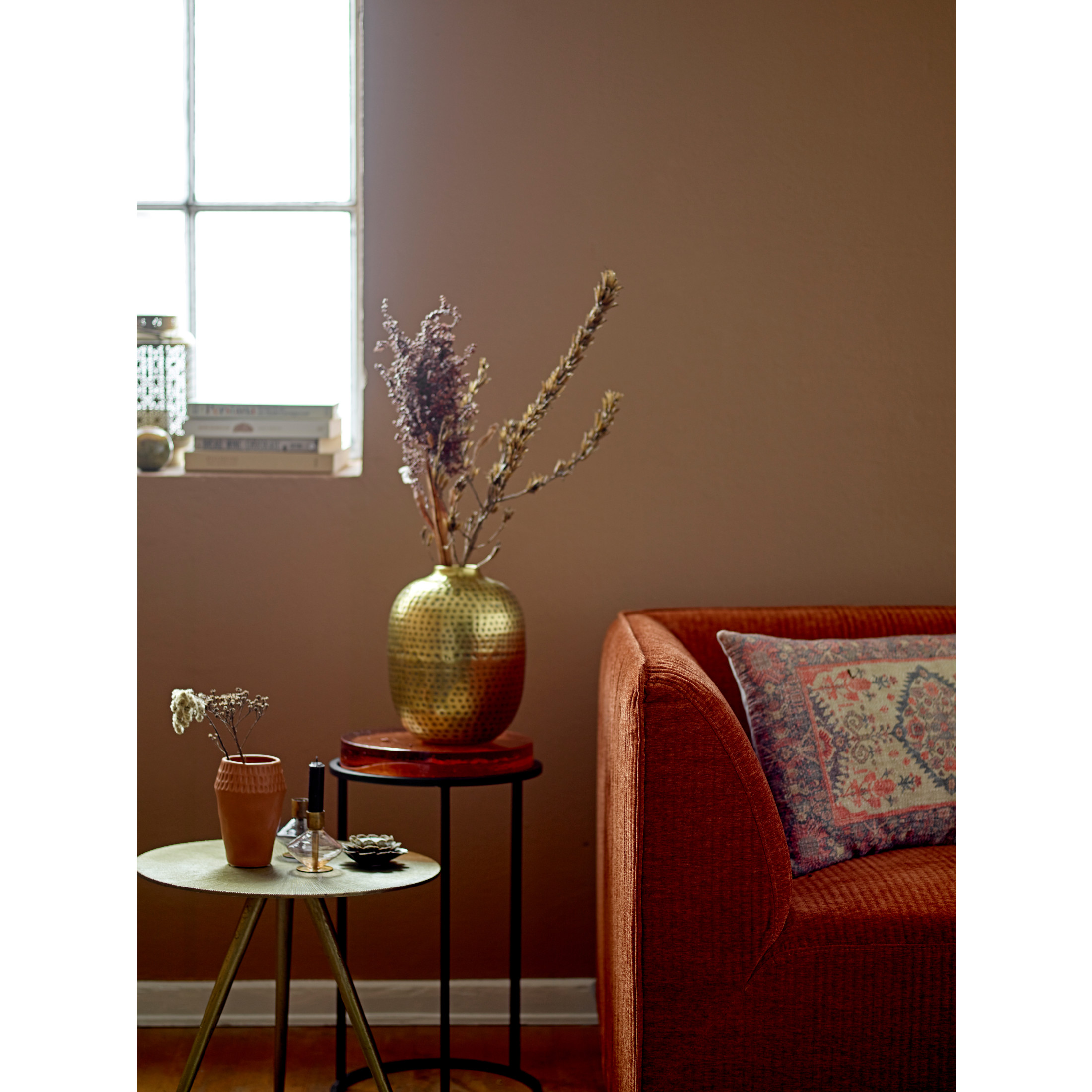 Creative Co-Op Madre De Cacao Live Edge Wood Pedestals, Set of 3