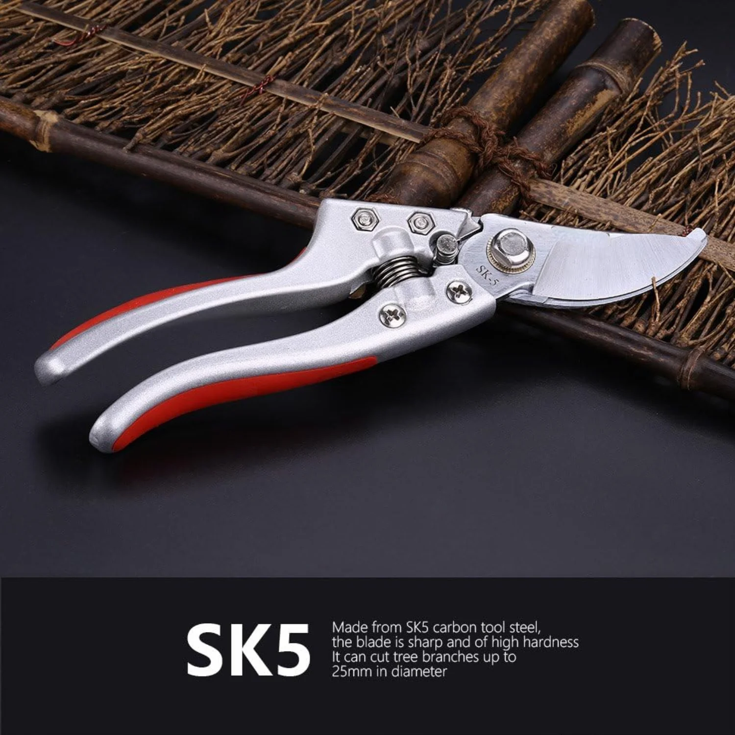 Fruit Tree  Gardening Pruning Shears Effort-Saving Pruners Scissors Hand Tools Professional Sharp Pruning Shears Tree Trimmers Secateurs Hand Pruner Garden Shears Clippers