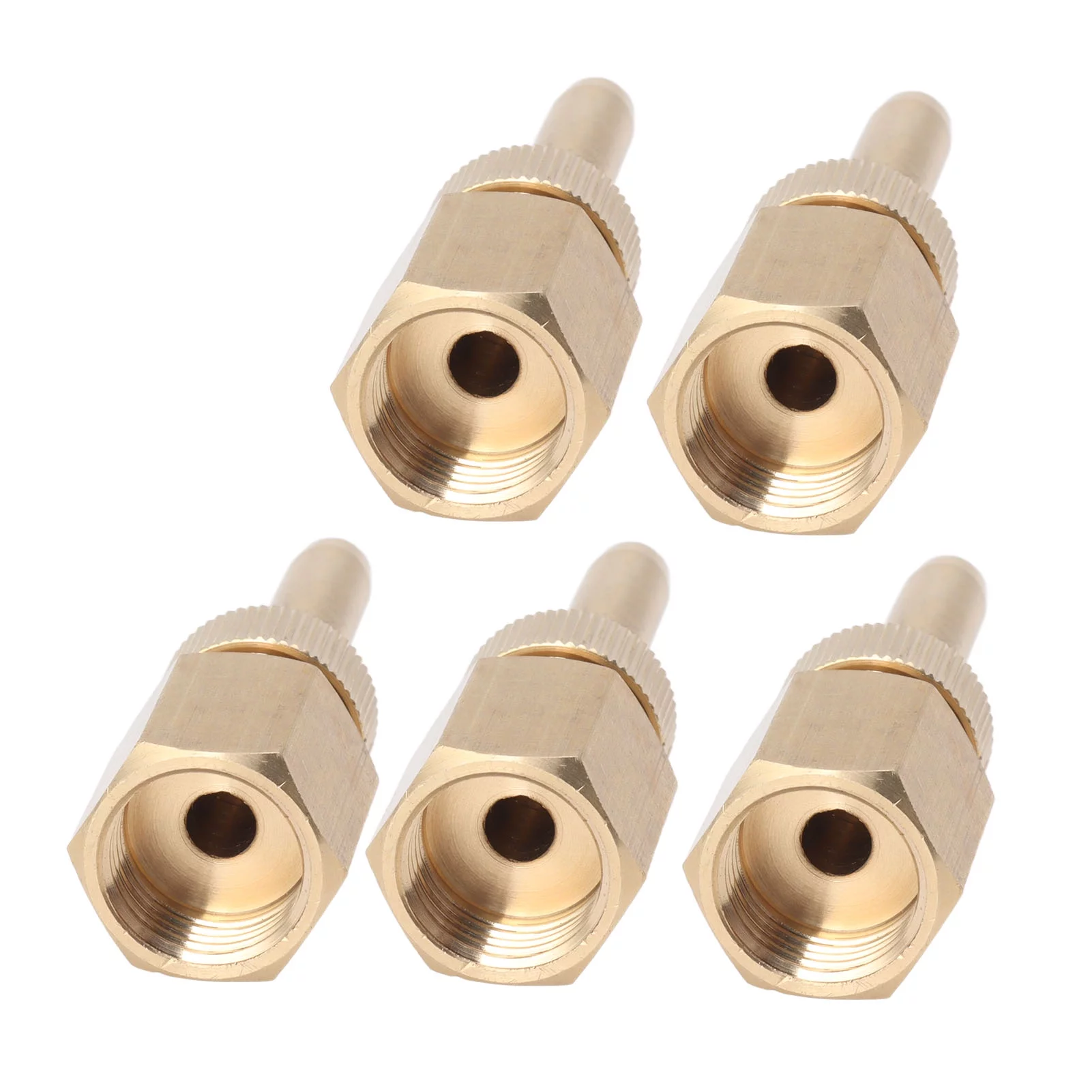 Verdant Touch Swimming Pool Brass Deck Jet Nozzle 5PCS Fountain Nozzle Fountain Water Spray Sprinkler Head Swimming Pool Brass Deck Jet Nozzle Direct Injection G1/2in Inner Thread