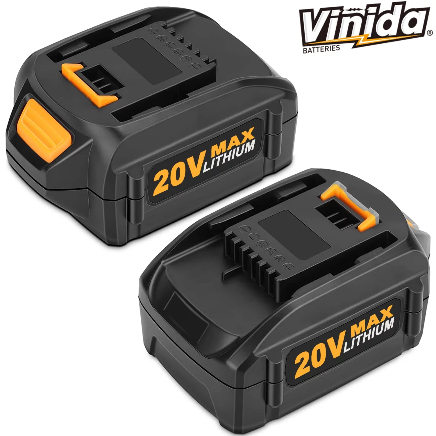 2Pack WA3520 5.0Ah 20Volt Lithium For WORX 20v WA3575 WA3525 WA3578 Battery WG151s, WG155s, WG251s, WG540s, WG890, WG891,Compatible with Worx 20v Lithium Tools
