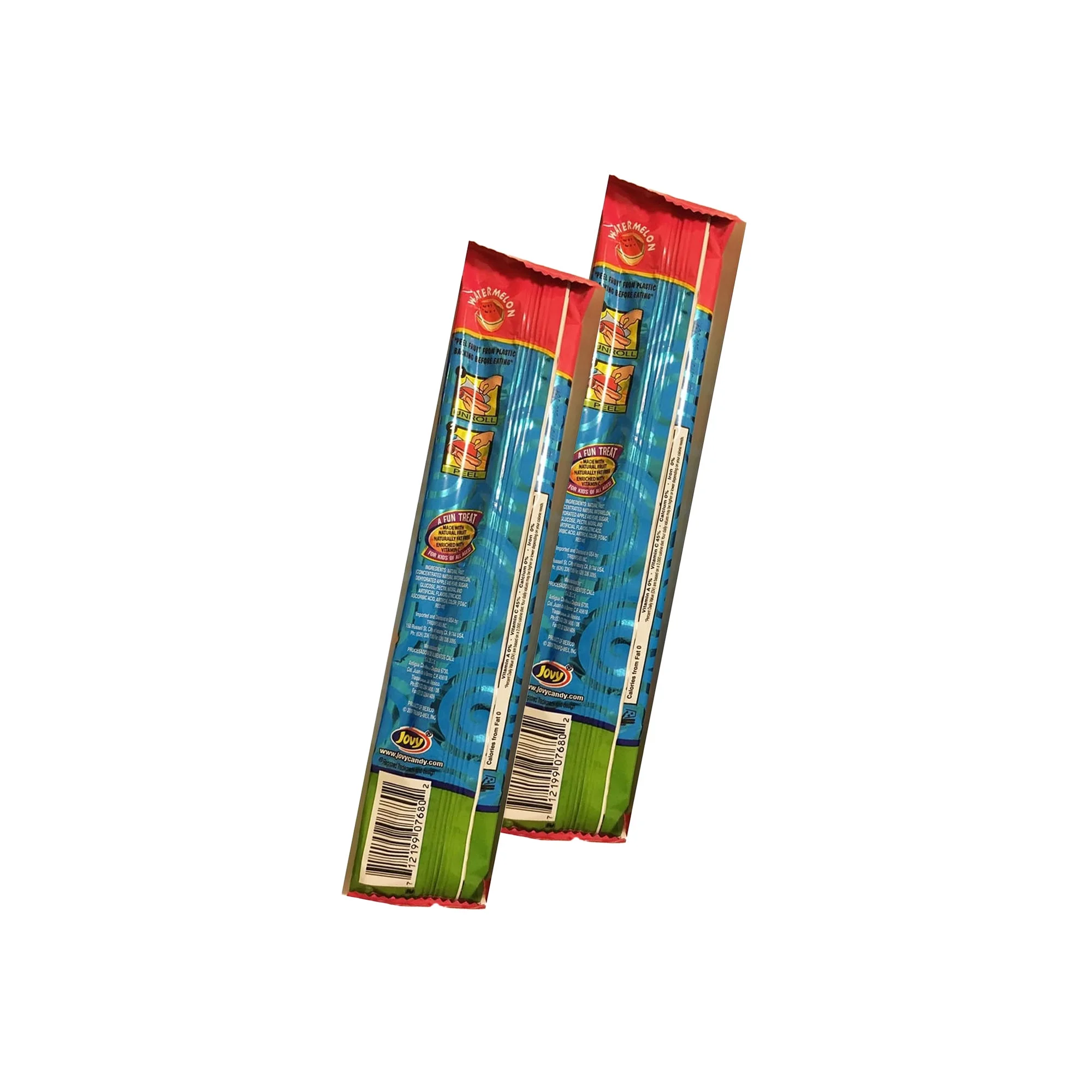 Jovy Watermelon Fruit Roll Snack 0.75 Oz Naturally Gluten-Free Pack of 3