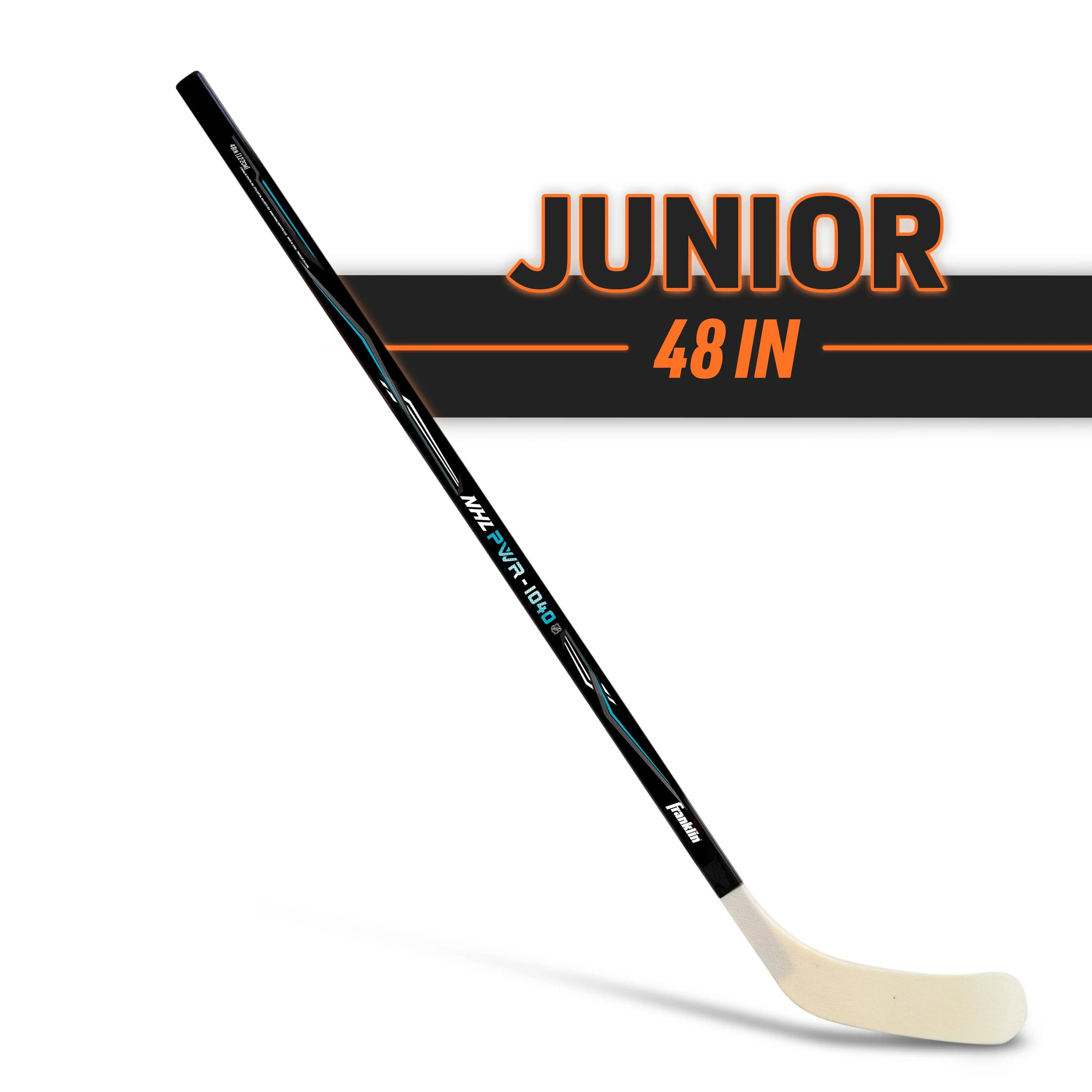 Franklin Sports NHL Youth Street Hockey Stick - Power 1040 Kids Outdoor Street Hockey Sticks - 48