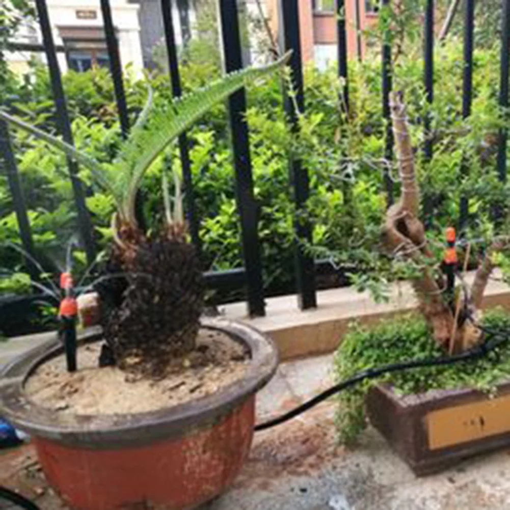 10X Auto Lawn Garden Watering Spray Misting Nozzle Sprinkler Irrigation System