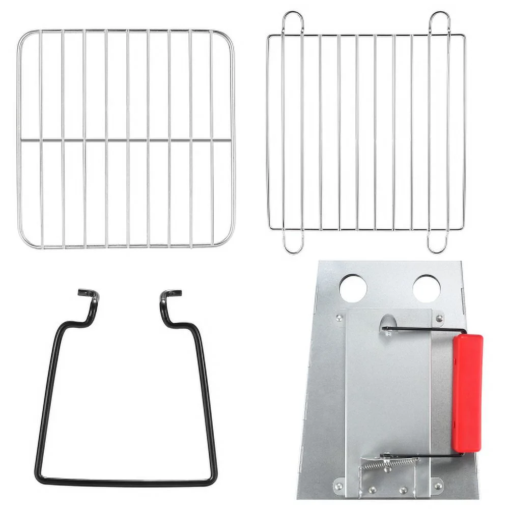 Goldmeet YSSOA Charcoal Chimney Starter Foldable, Collapsible, Silver