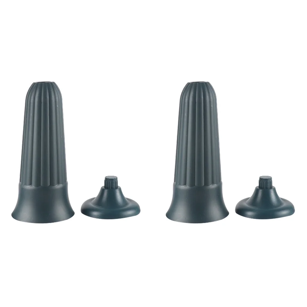 Gongxipen 2 Pcs Grave Cone Vases Cemetery Flower Planters Plastic Cemetery Cone Vases