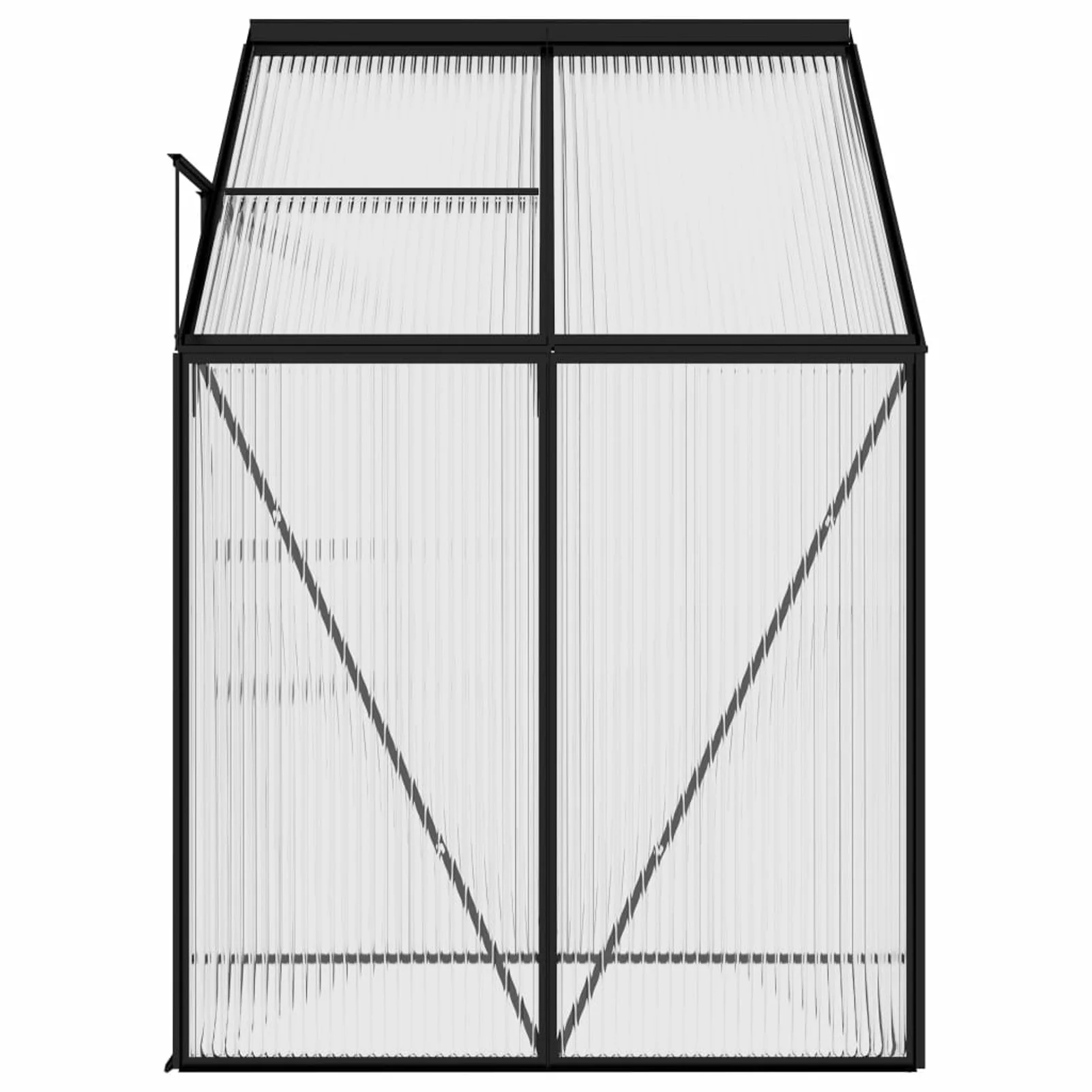 Dcenta Greenhouse Anthracite Aluminum 91.4 ft³