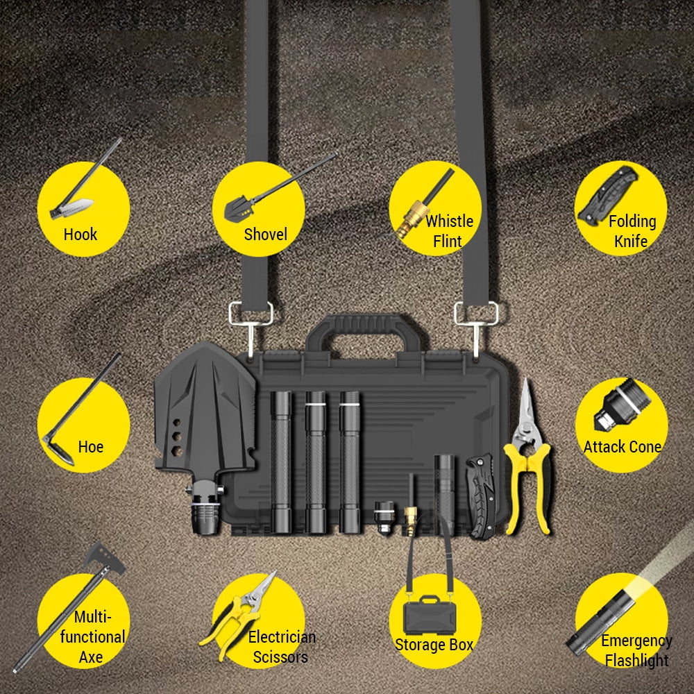 Camping Shovel Axe Survival Folding Shovel Set for for Camping Hiking Backpacking