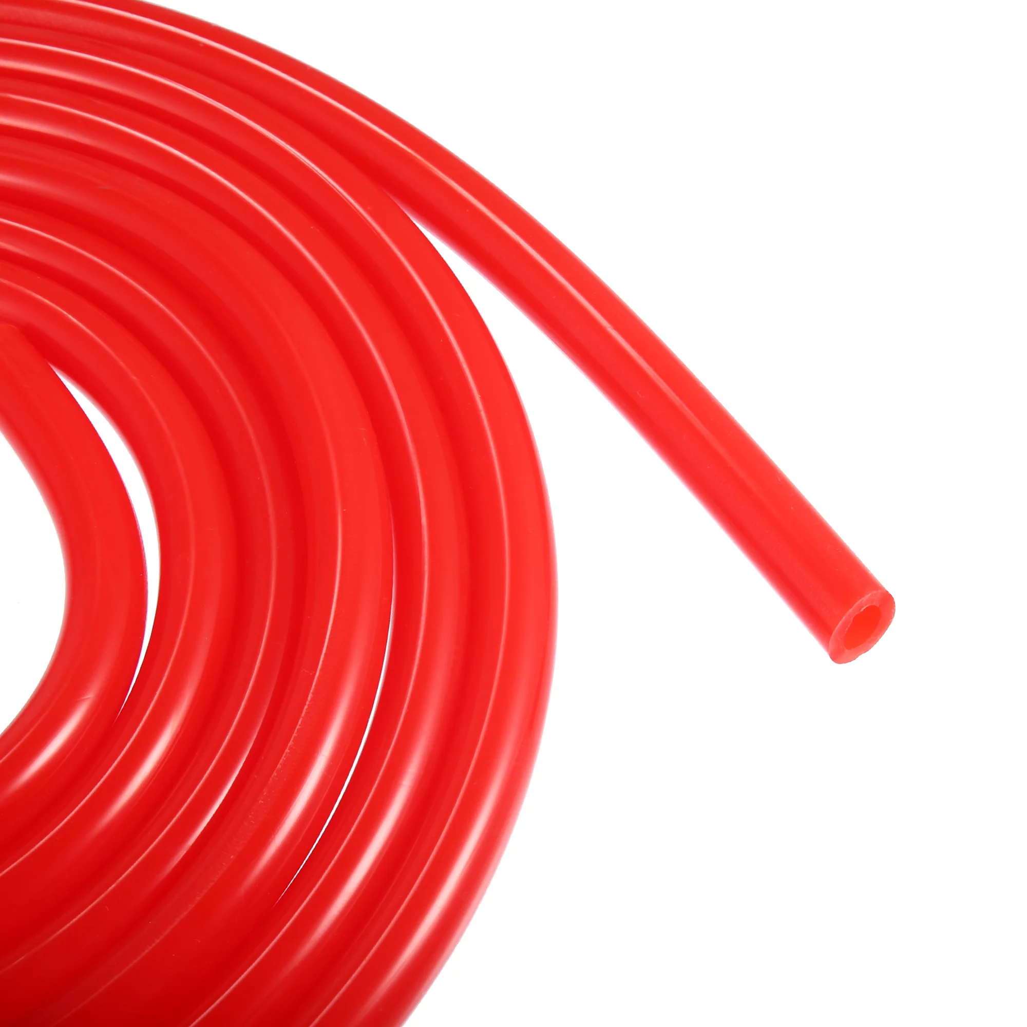 Unique Bargains 8mm ID 4 Meter 13.12ft Car Silicone Vacuum Hose Pipe Water Air Dump Valve Turbo Boost Line Tube Red