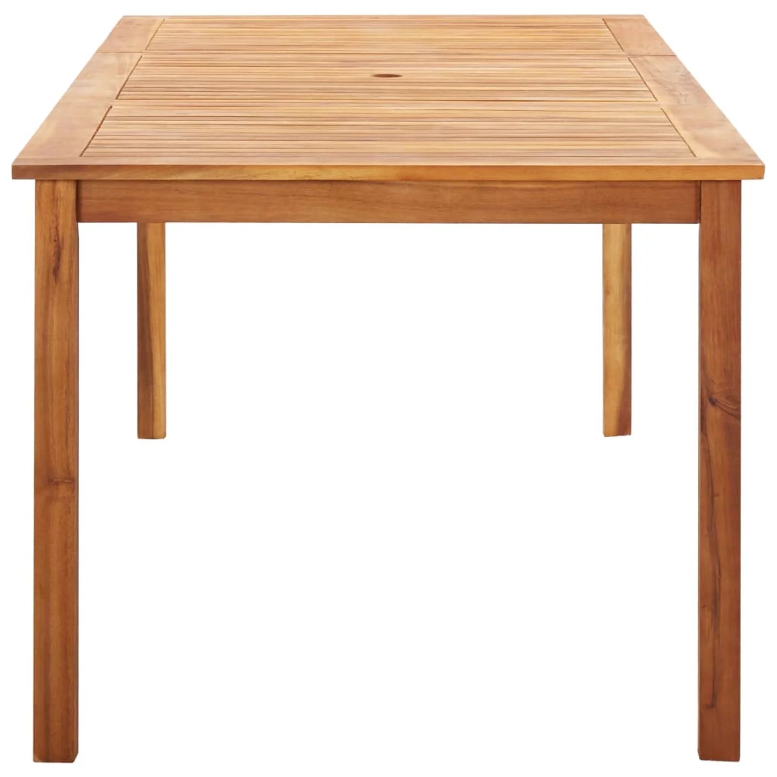 Walmeck 9 Piece Dining Set Poly Rattan and Solid Acacia Wood Gray