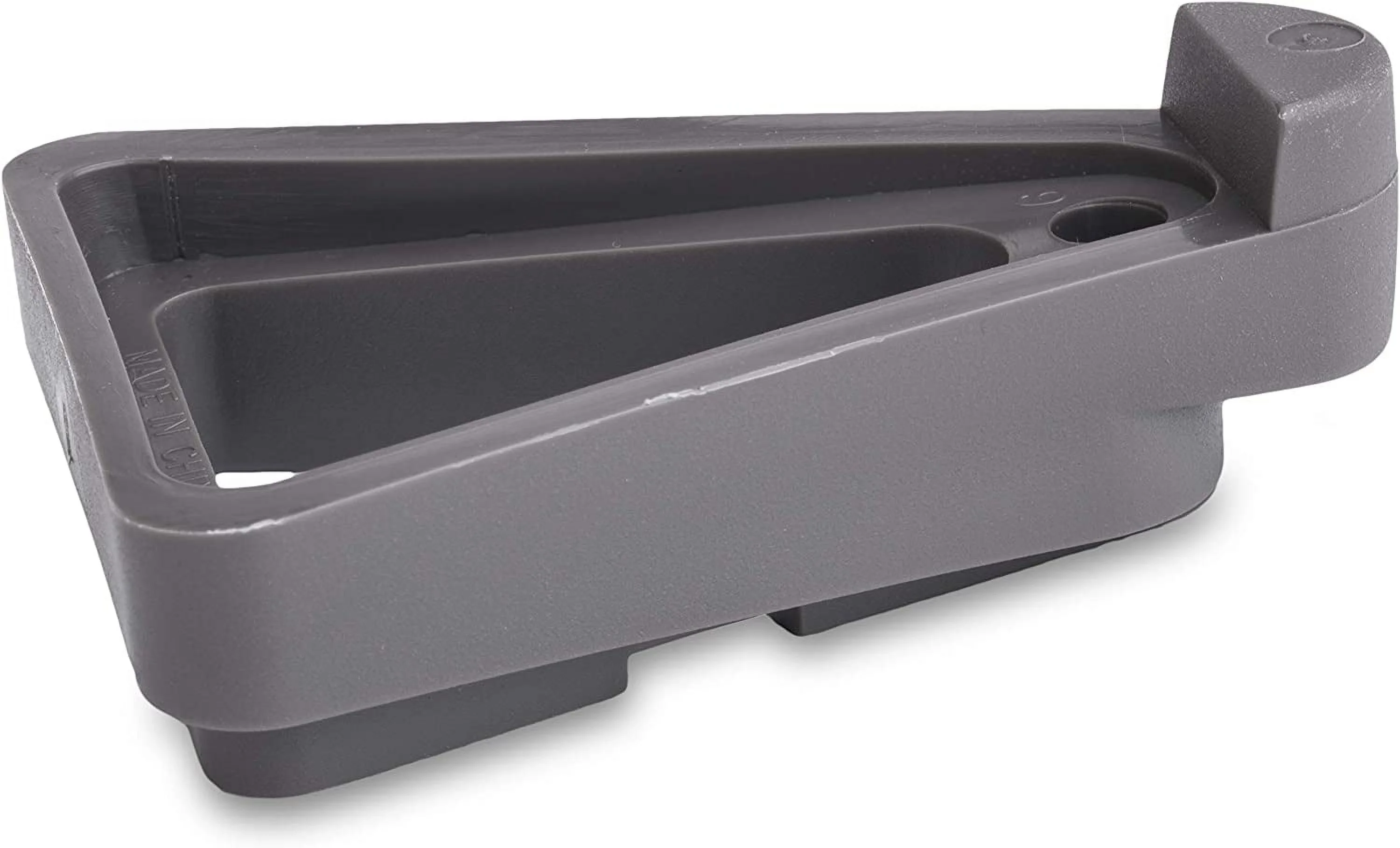 Bosmere Pot Toes, Plant Pot Risers for Indoor and Outdoor, Prevent Stains and Rotting on Wood, Cement, and Tile - Dark Gray (Pack of 12)