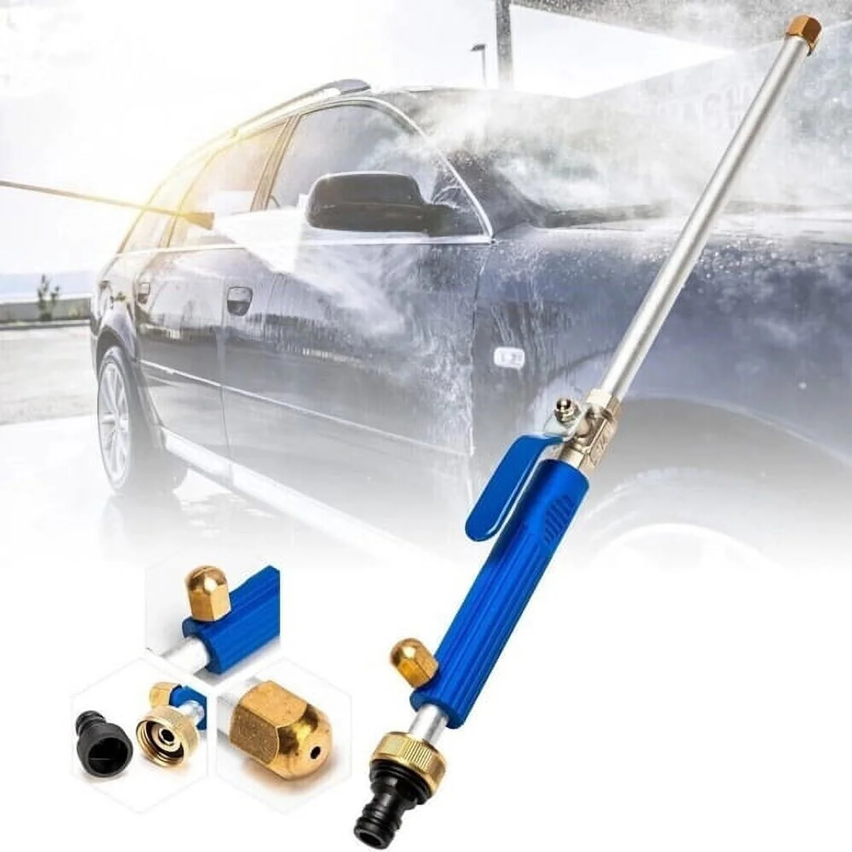 High pressure water gun High Pressure Power Washer Water Spray Gun Nozzle Wand Attachment Garden Hose