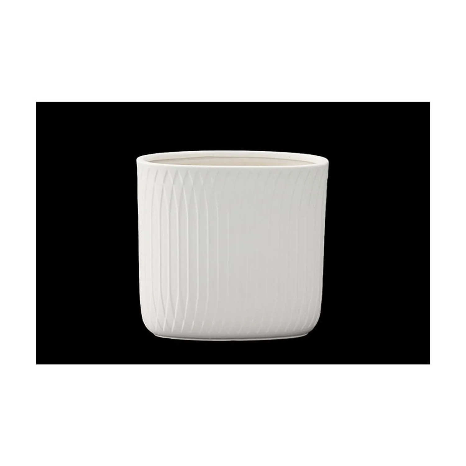 Urban Trends Ceramic Tall Pot Oval