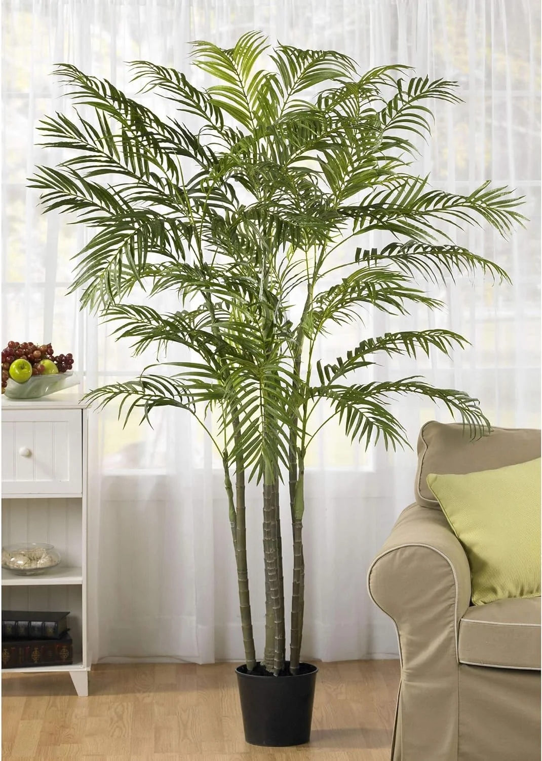 YANRUI 6ft. Areca Palm Silk Tree