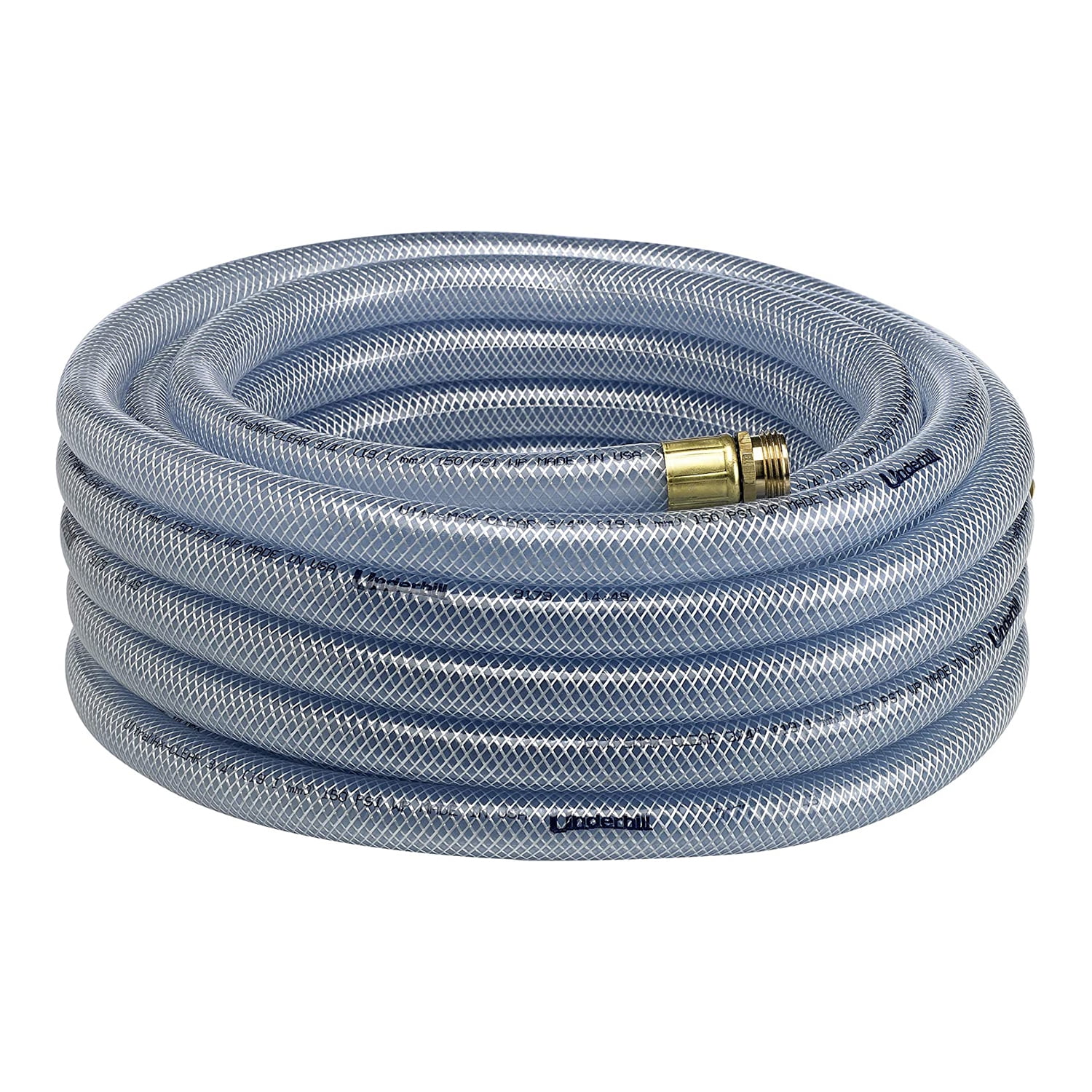 Underhill UltraMax Clear Premium 1 In x 50 Ft Heavy Duty Garden Water Hose