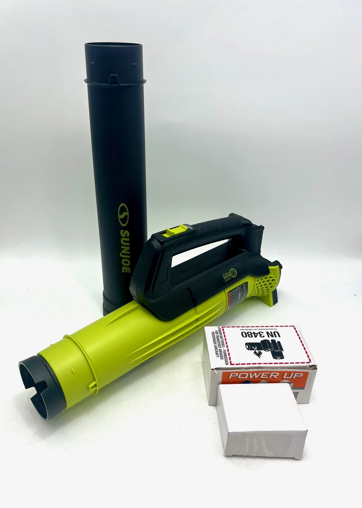 Open Box Sun Joe 24V-TB-LTE 24-Volt iON+ Jet Blower Cordless w/ 2.0-Ah Battery & Charger
