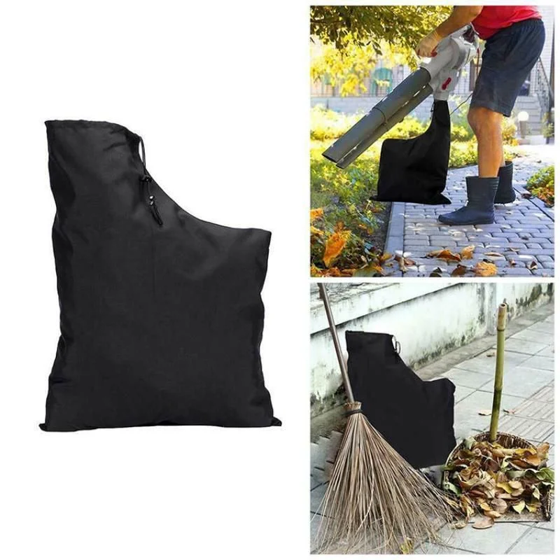 Outdoor Vacuum Bag Leaf Blower Leaf Blower Vacuum Bag Oxford Cloth 420D Oxford Cloth Leaf Blower Vacuum Zippered Bottom Dump Bag for Ultra Blower Rake