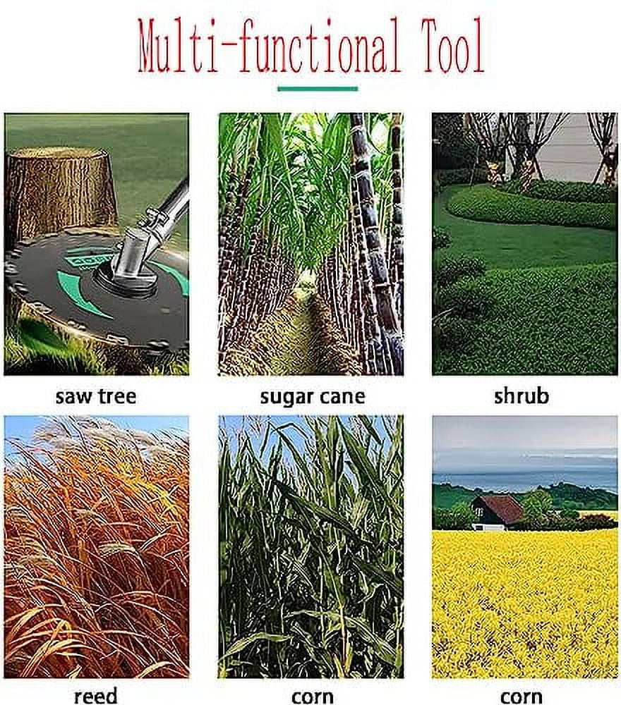 High Powered Grass Cutter, 2023 New Universal 9 inchs Steel Grass Cutter Chainsaw Tooth Brush Blades, Cutter Trimmer Weed Eater Blade for Brush Cutters String Trimmers and Weed Wreckers (9