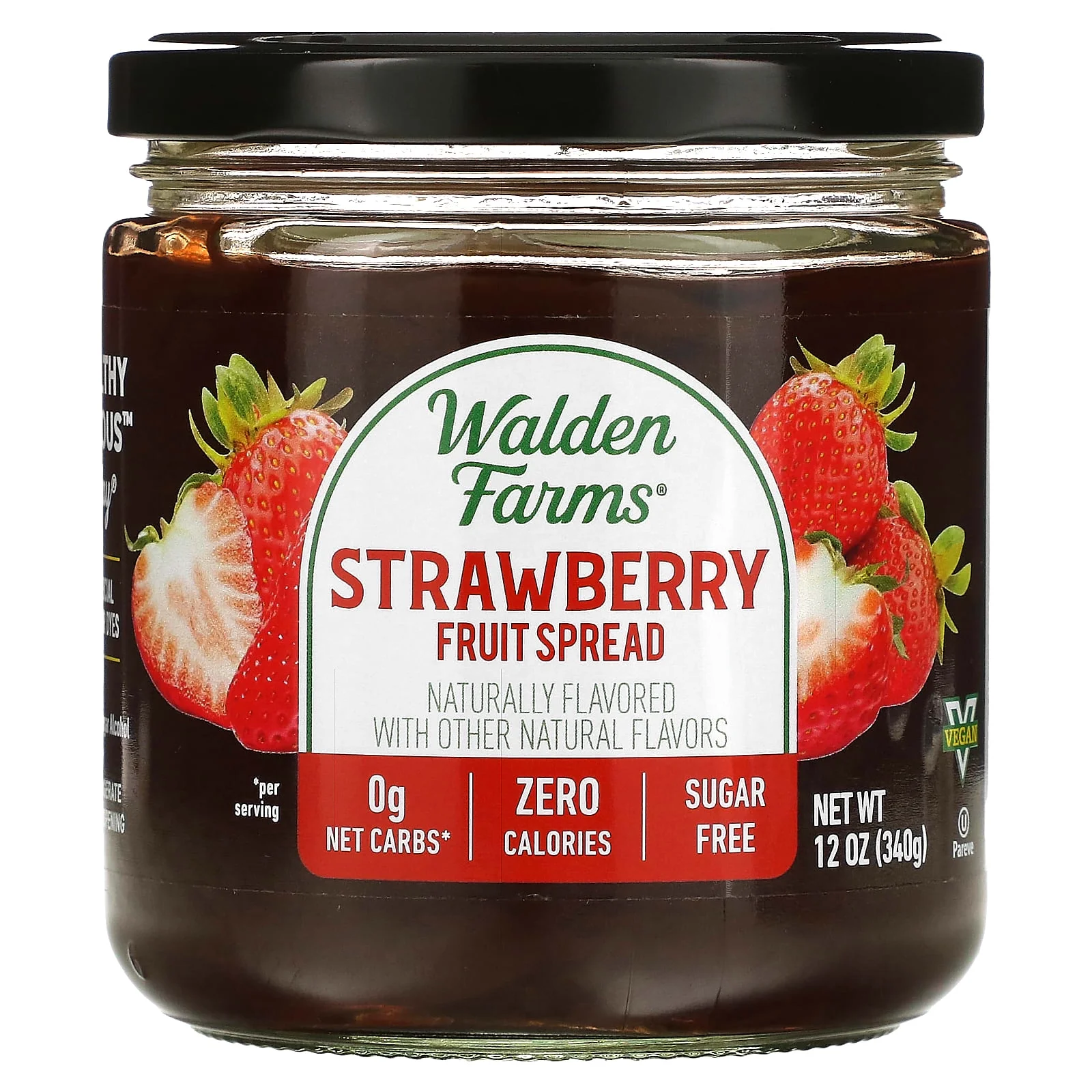 Walden Farms Calorie Free Fruit Spread Strawberry 12 oz Pack of 2
